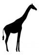 Giraffe Silhouette Wall Decal