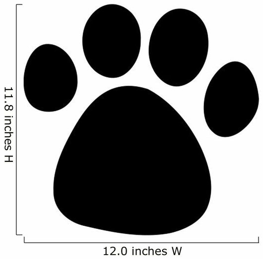 Dog Footprint Wall Decal