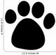 Dog Footprint Wall Decal