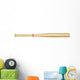 Wooden Baseball Bat Wall Decal Panoramic Wall Decal