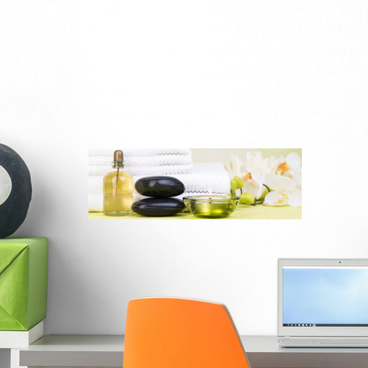 Relaxation Wellness Spa Wall Decal Panoramic Wall Decal