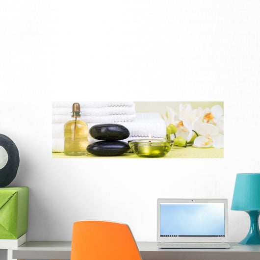 Relaxation Wellness Spa Wall Decal Panoramic Wall Decal
