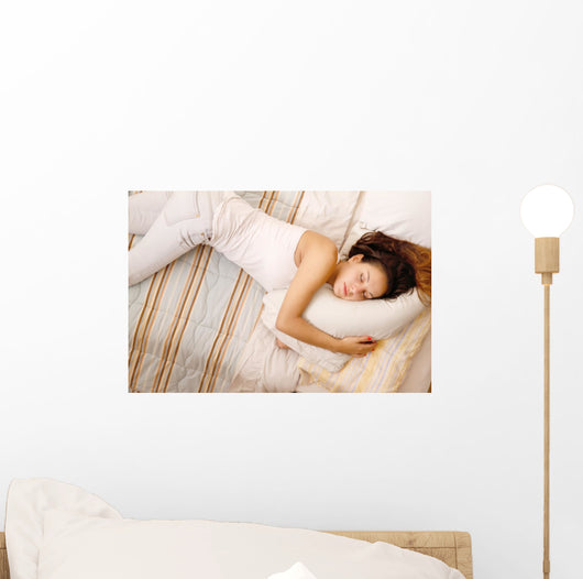 Comfy Female Napper Wall Decal