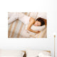 Comfy Female Napper Wall Decal