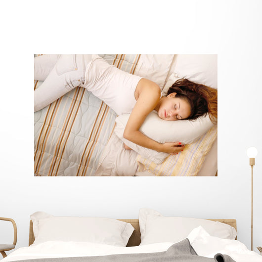 Comfy Female Napper Wall Decal