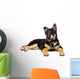 German Shepherd Puppy Licking Wall Decal