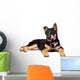 German Shepherd Puppy Licking Wall Decal