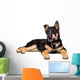 German Shepherd Puppy Licking Wall Decal