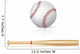 Baseball Bat and Baseball Wall Decal