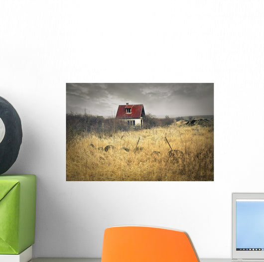 House Grain Field Wall Decal