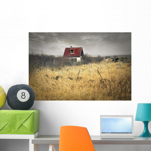 House Grain Field Wall Decal