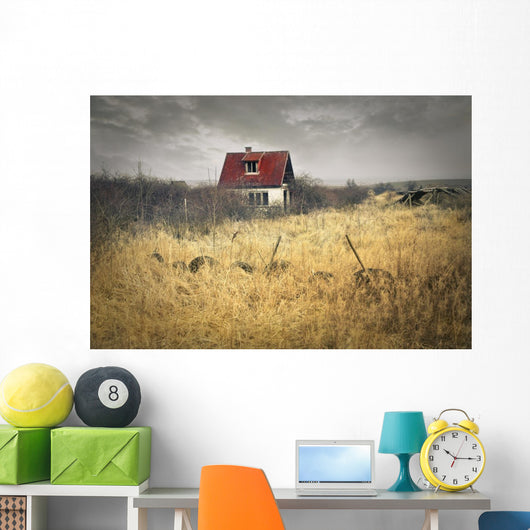 House Grain Field Wall Decal