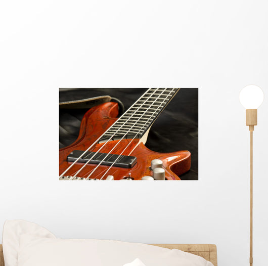 Bass Guitar Wall Decal