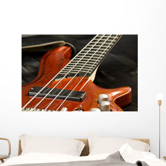 Bass Guitar Wall Decal