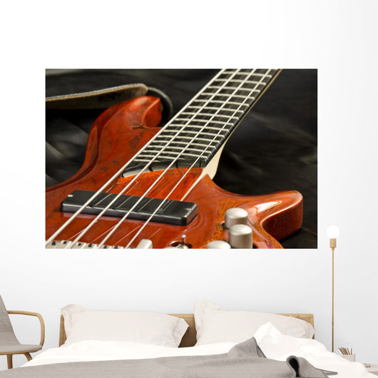 Bass Guitar Wall Decal