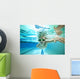 Kid Swimming Laps Wall Decal