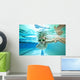 Kid Swimming Laps Wall Decal