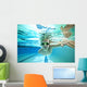 Kid Swimming Laps Wall Decal