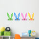 Happy Easter Pastel Bunny Wall Decal Sticker Set Wall Decal