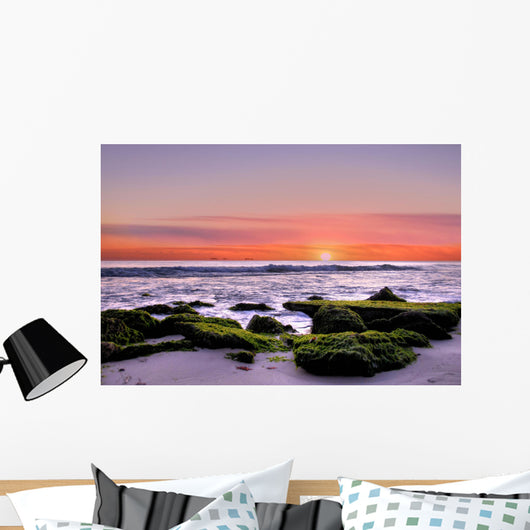 Sunset Beach Wall Decal