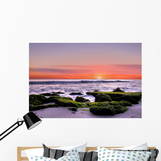Sunset Beach Wall Decal
