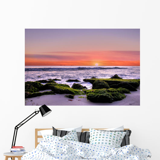 Sunset Beach Wall Decal
