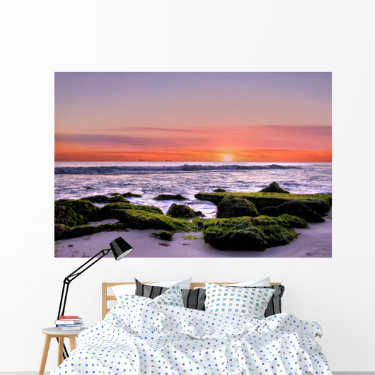 Sunset Beach Wall Decal