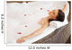 Woman Relaxing Bubble Bath Wall Decal Design 2