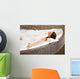 Woman Relaxing Bubble Bath Wall Decal Design 1
