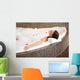 Woman Relaxing Bubble Bath Wall Decal Design 1
