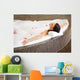Woman Relaxing Bubble Bath Wall Decal Design 1