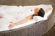 Woman Relaxing Bubble Bath Wall Decal Design 1