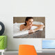 Beautiful Woman Takes Bubble Wall Decal