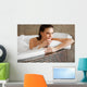 Beautiful Woman Takes Bubble Wall Decal