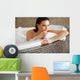 Beautiful Woman Takes Bubble Wall Decal