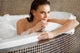 Beautiful Woman Takes Bubble Wall Decal