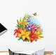 Arrangement Flowers Wall Decal