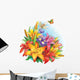 Arrangement Flowers Wall Decal