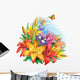 Arrangement Flowers Wall Decal