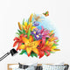 Arrangement Flowers Wall Decal
