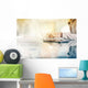 Business Woman Hands up Wall Decal