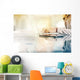 Business Woman Hands up Wall Decal