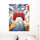 Game Controller W Clipping Wall Decal