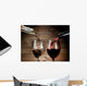 Red and White Wine Wall Decal