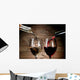 Red and White Wine Wall Decal