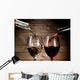 Red and White Wine Wall Decal