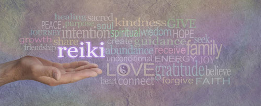 Male Reiki Healer with Wall Decal Panoramic Wall Decal