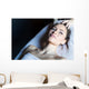 Portrait Beautiful Young Woman Wall Decal