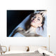 Portrait Beautiful Young Woman Wall Decal