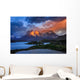 Lago Pehoe Sunset Chile Wall Decal